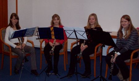 Klarinettenquartett der Musikschule Bad Nauheim
